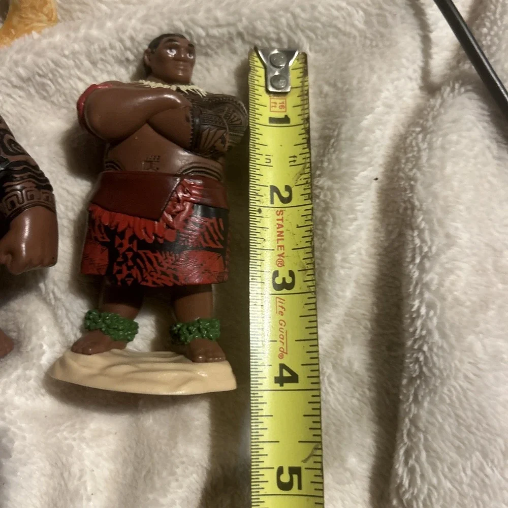 Disney Moana Maui & Chief Tui Figure Lot Action Figures Toys